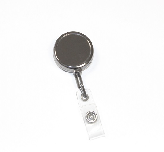 Round Metal ID card holder with rope ID3 image